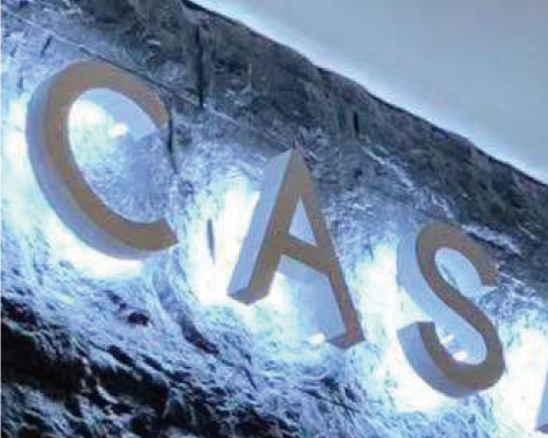 バックライトチャンネル金属チャンネル文字